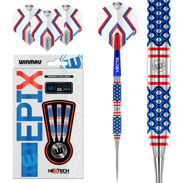 Epix Steel Tip Darts 90% Tungsten