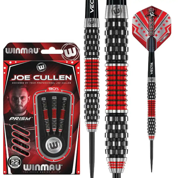 Joe Cullen Rockstar 1.0 Steel Tip Darts 90% Tungsten