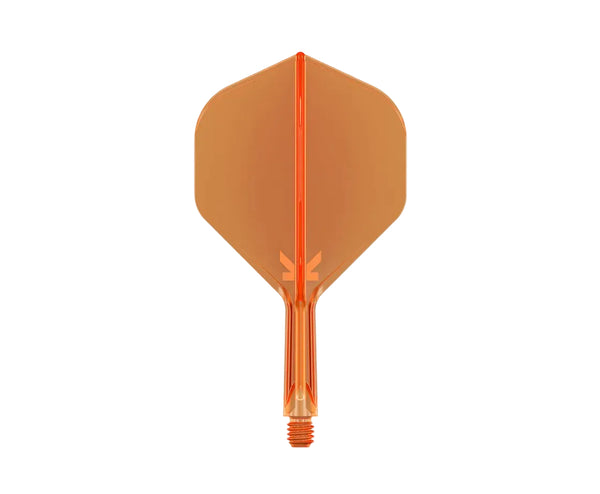 Neon Orange K-Flex No.2 Moulded Flight and Shaft System