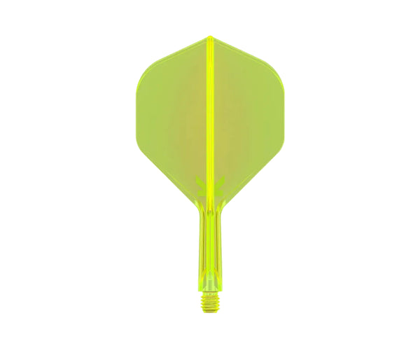 Neon Yellow K-Flex No.2 Moulded Flight and Shaft System