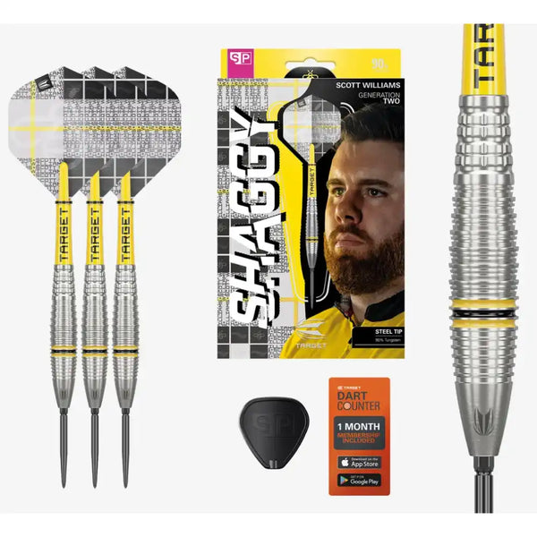 Scott Williams G2 Swiss Point Darts 90% Tungsten