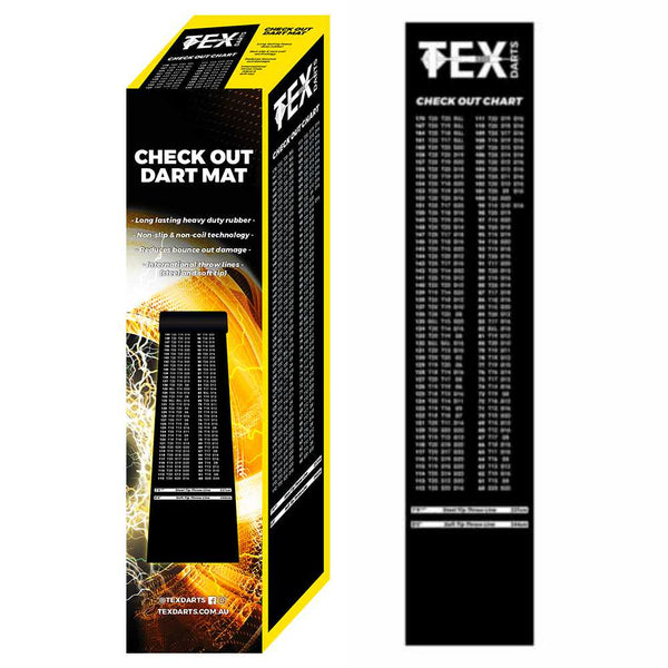 TEX Darts Check Out Mat