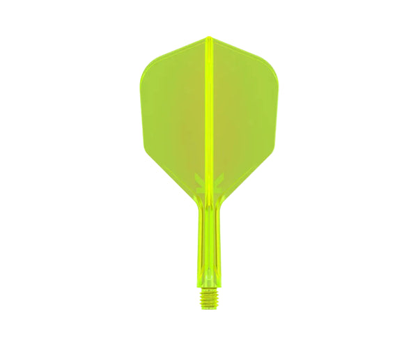 Target K-Flex No.6 Moulded Flight and Shaft System - Neon Yellow