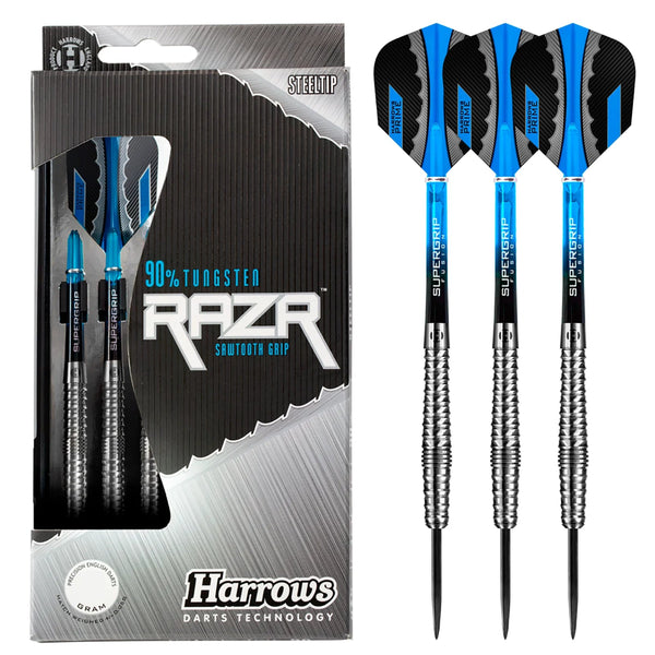 RAZR Sawtooth Grip Steel Tip Darts 90%Tungsten