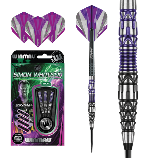 Simon Whitlock Special Edition Steel Tip Darts 90% Tungsten