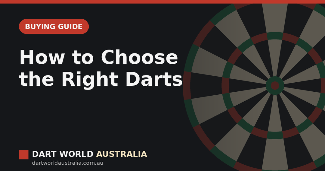 How to Choose the Right Darts: Weight, Tungsten %, Barrel Shape & Grip