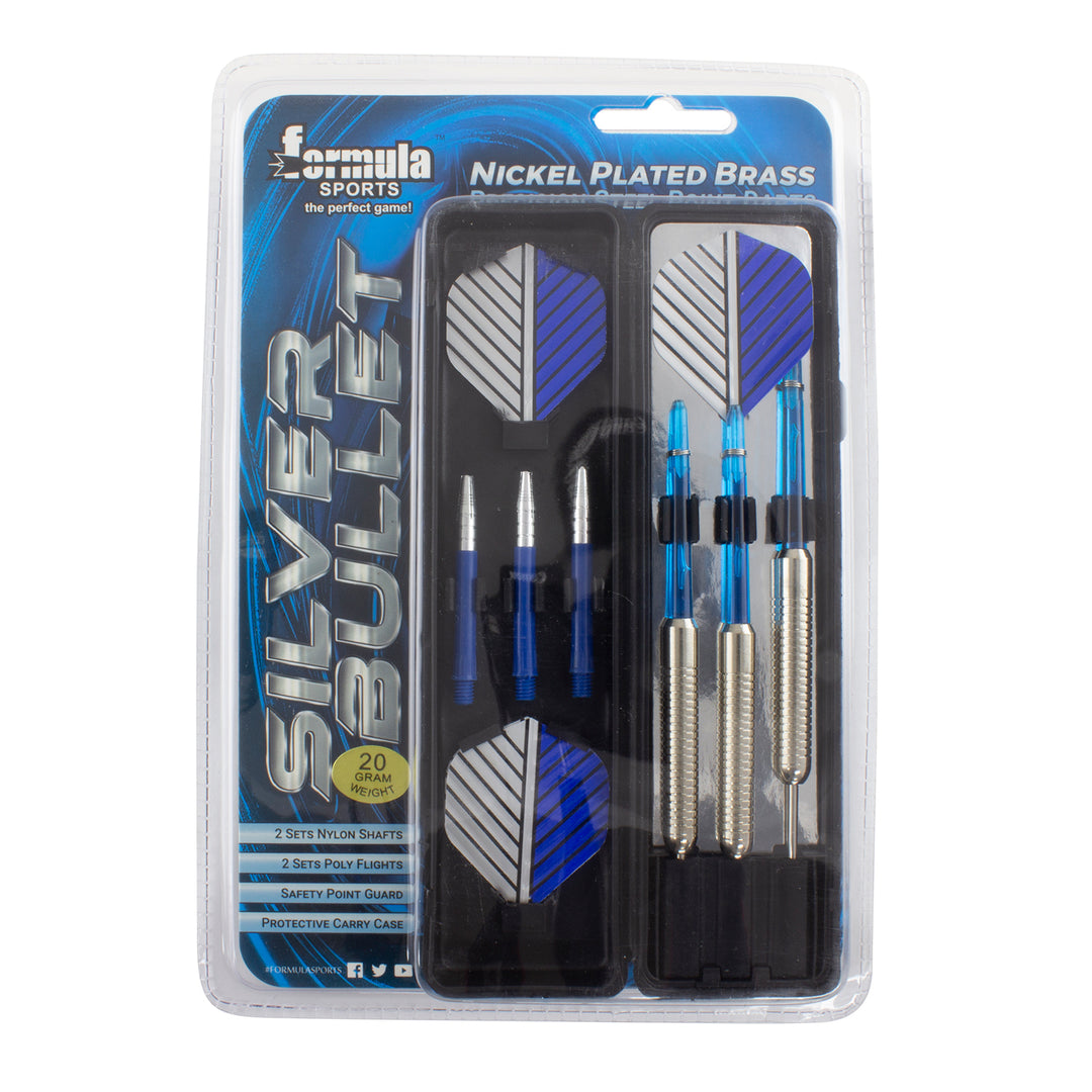 Silver Bullet Nickel Plated Steel Tip Brass Darts