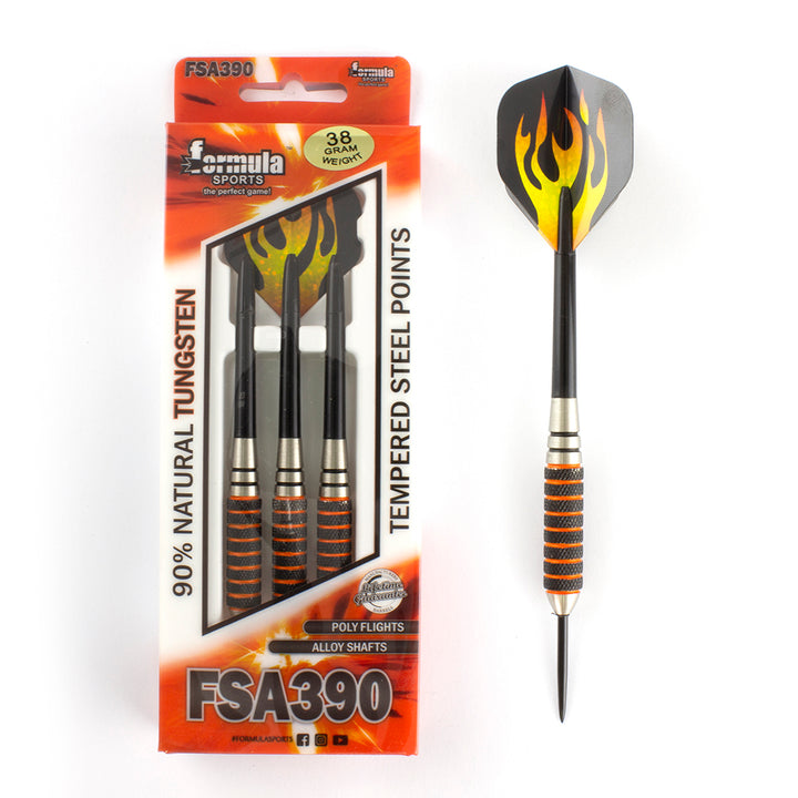 FSA 390 Steel Tip Darts 90% Tungsten