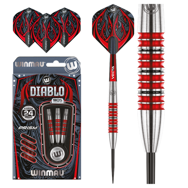 Diablo Torpedo Steel Tip Darts 90% Tungsten
