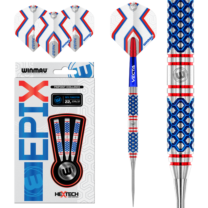 Epix Steel Tip Darts 90% Tungsten