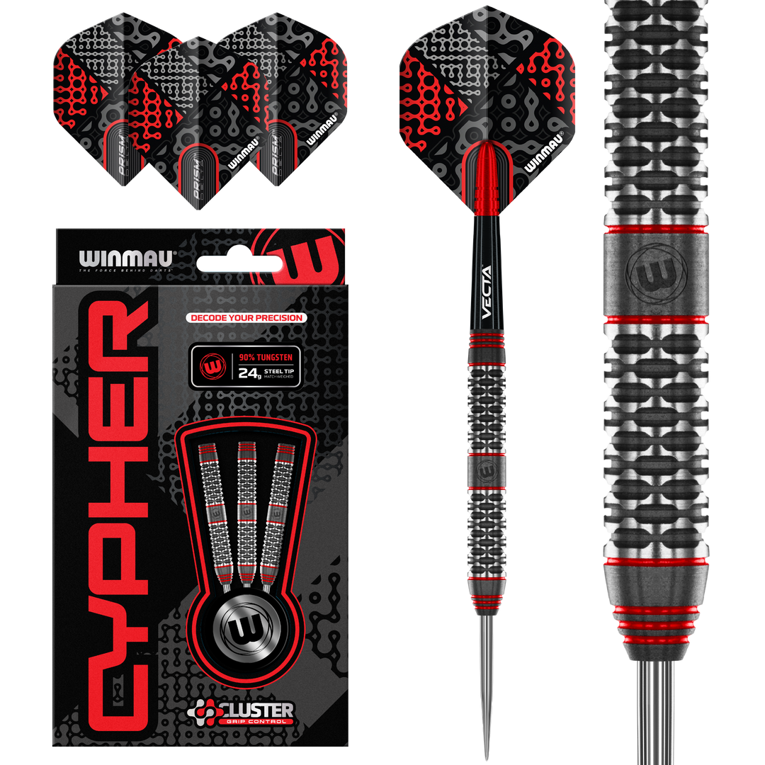 Cypher Steel Tip Darts 90% Tungsten