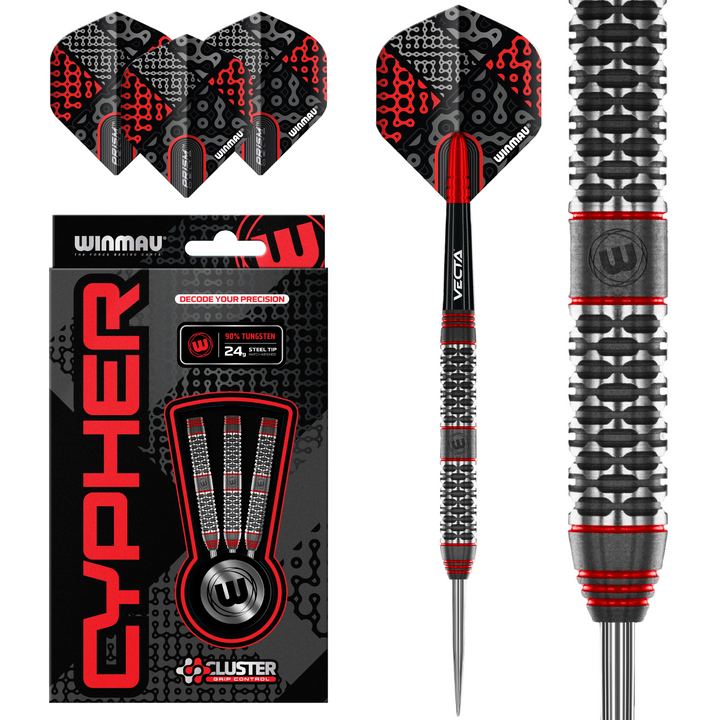 Cypher Steel Tip Darts 90% Tungsten