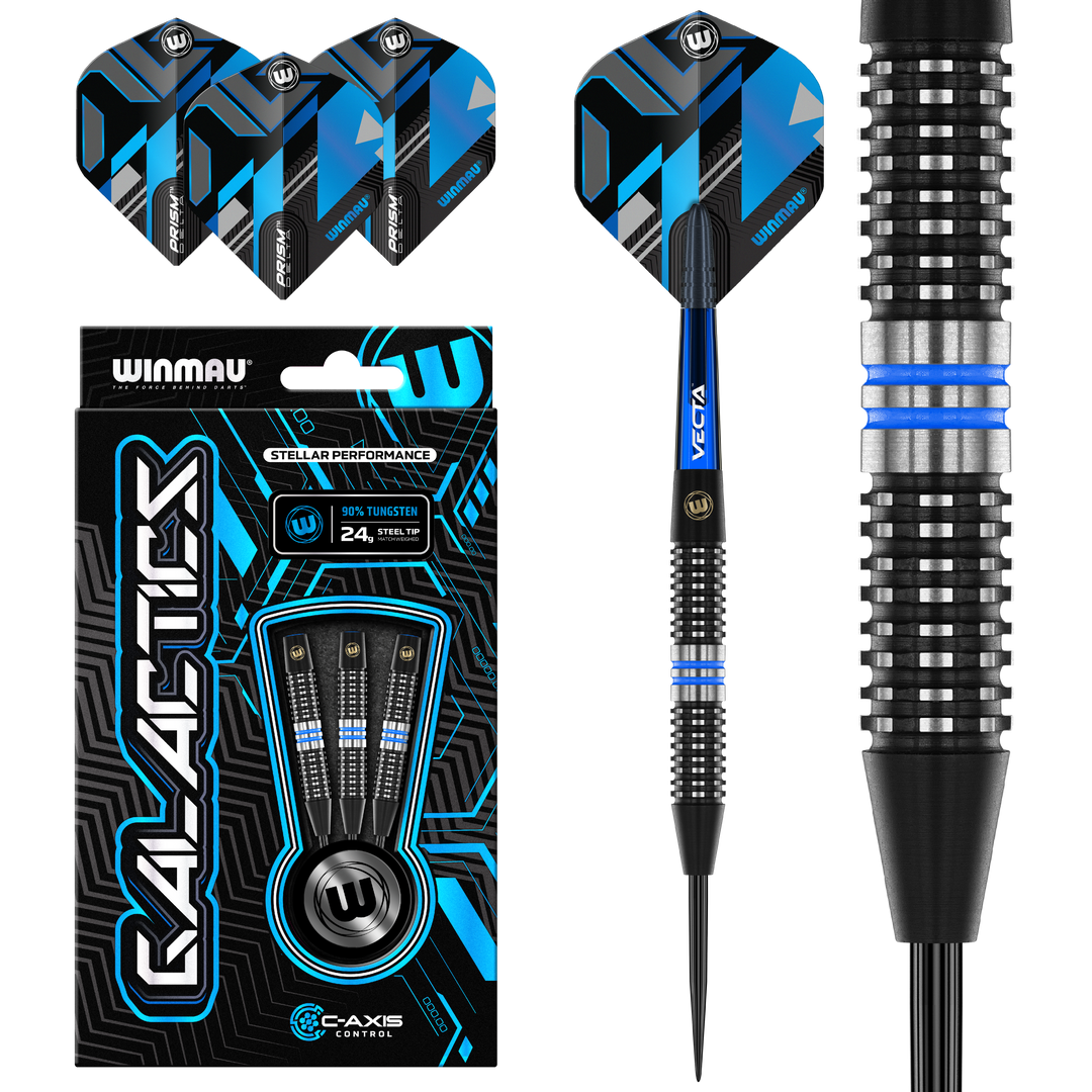 Galactics Steel Tip Darts 90% Tungsten
