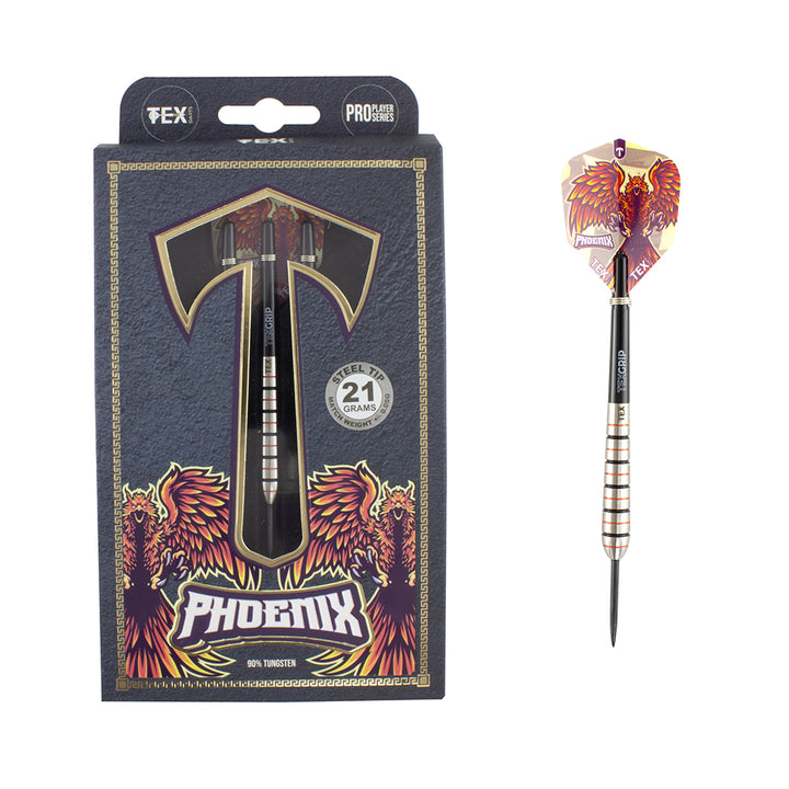 TEX Phoenix Steel Tip Darts 90% Tungsten