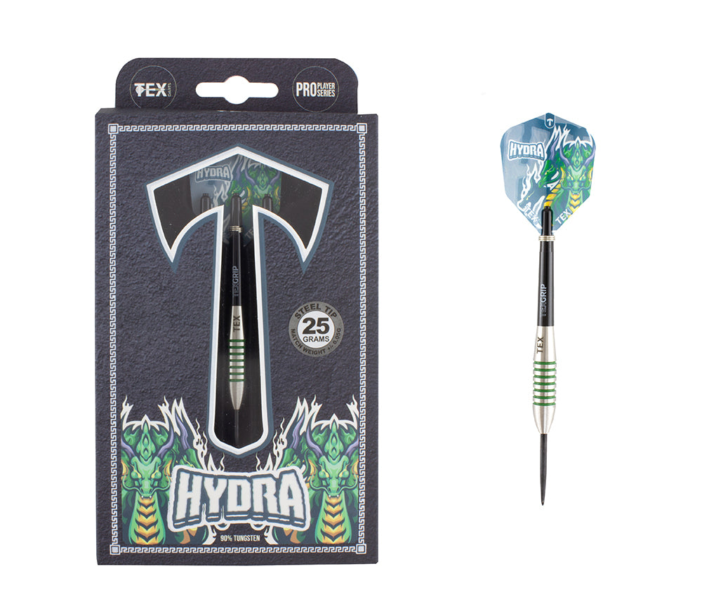 TEX Hydra Steel Tip Darts 90% Tungsten