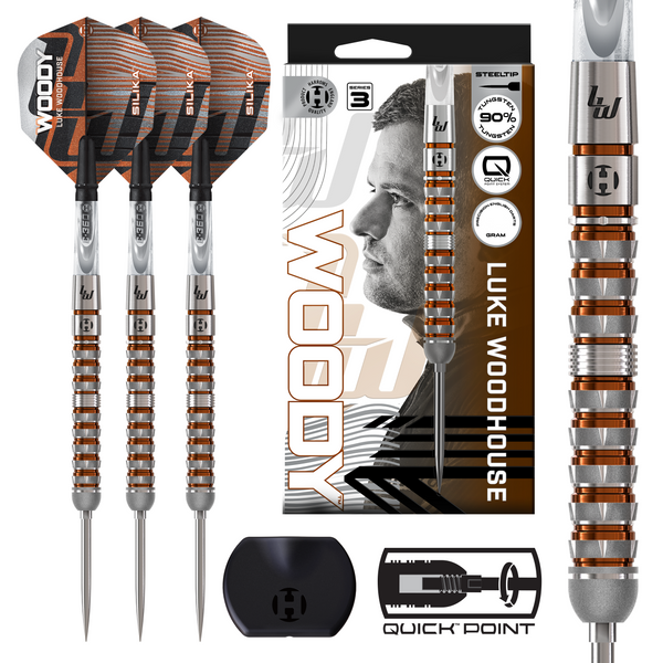 Luke Woodhouse Series 3 Quick Point Darts 90% Tungsten