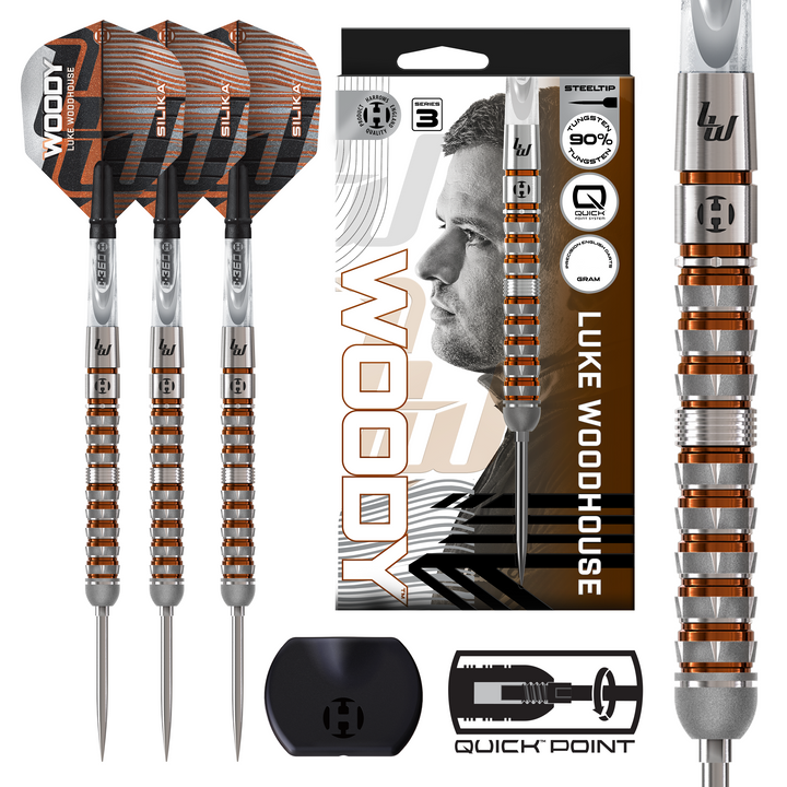 Luke Woodhouse Series 3 Quick Point Darts 90% Tungsten