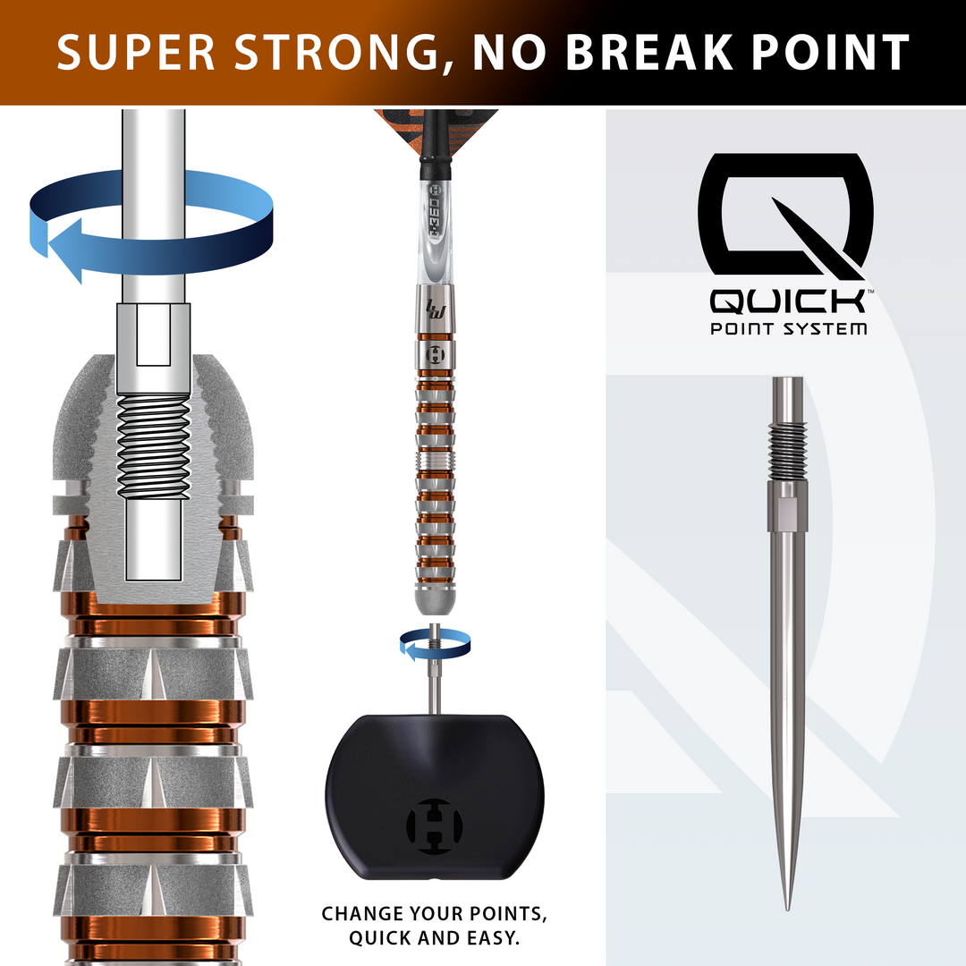 Luke Woodhouse Series 3 Quick Point Darts 90% Tungsten