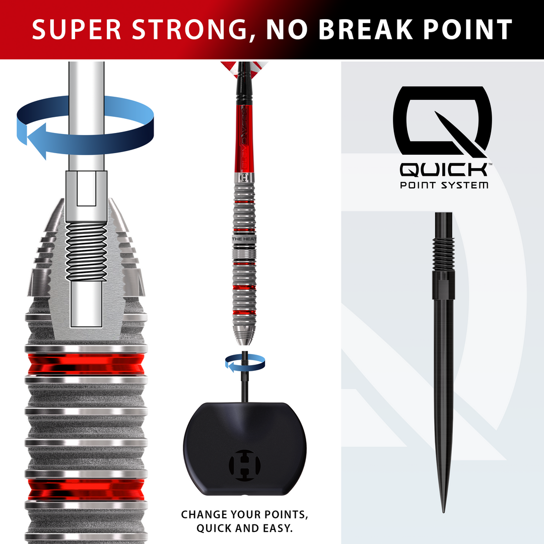 Damon Heta Series 4 Quick Point Darts 90% Tungsten