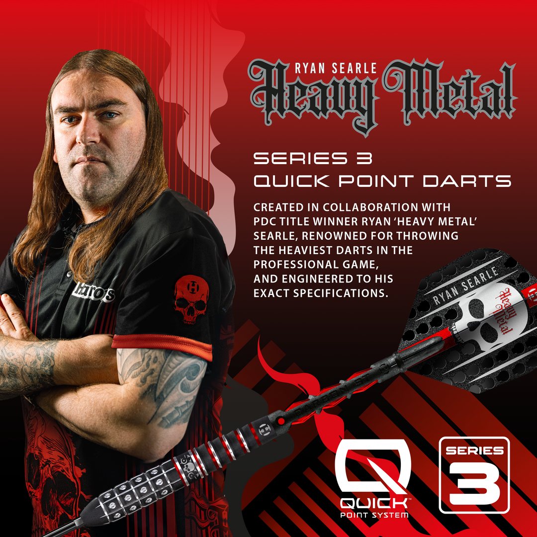 Ryan Searle Series 3 Quick Point Darts 90% Tungsten