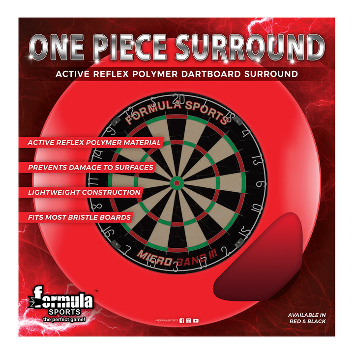 Formula One Piece Dartboard Surround