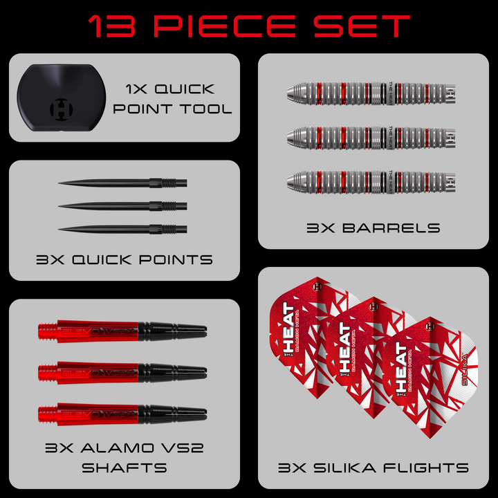 Damon Heta Series 4 Quick Point Darts 90% Tungsten