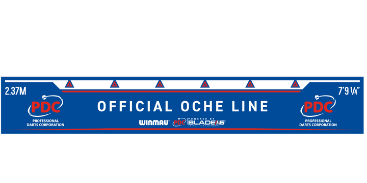 PDC Oche Line Sticker