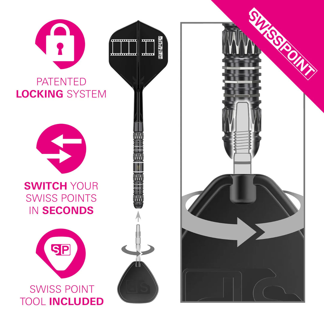 Chris Dobey 95K Swiss Point Darts 95% Tungsten