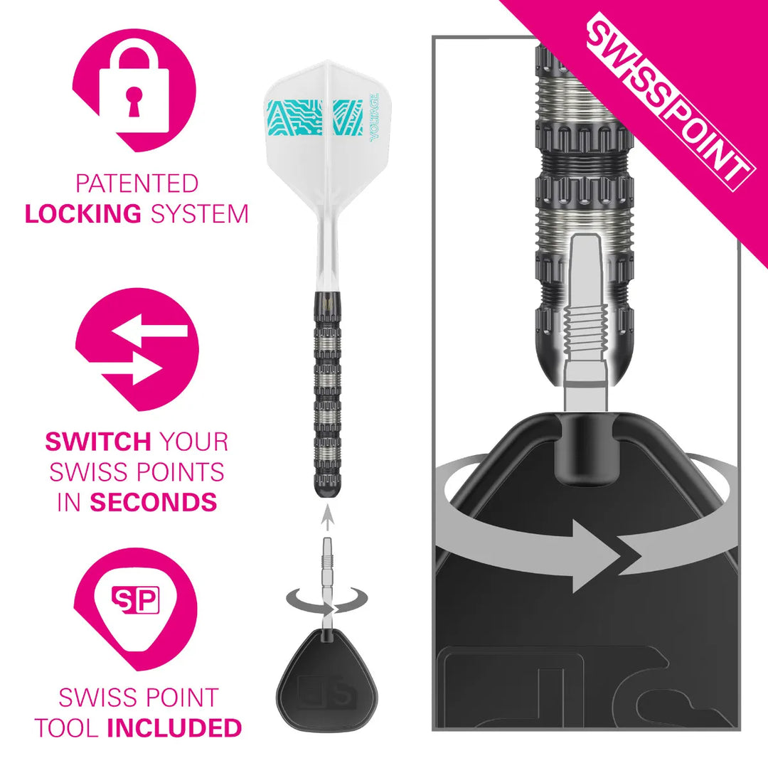 Rob Cross 95K Swiss Point Darts 95% Tungsten