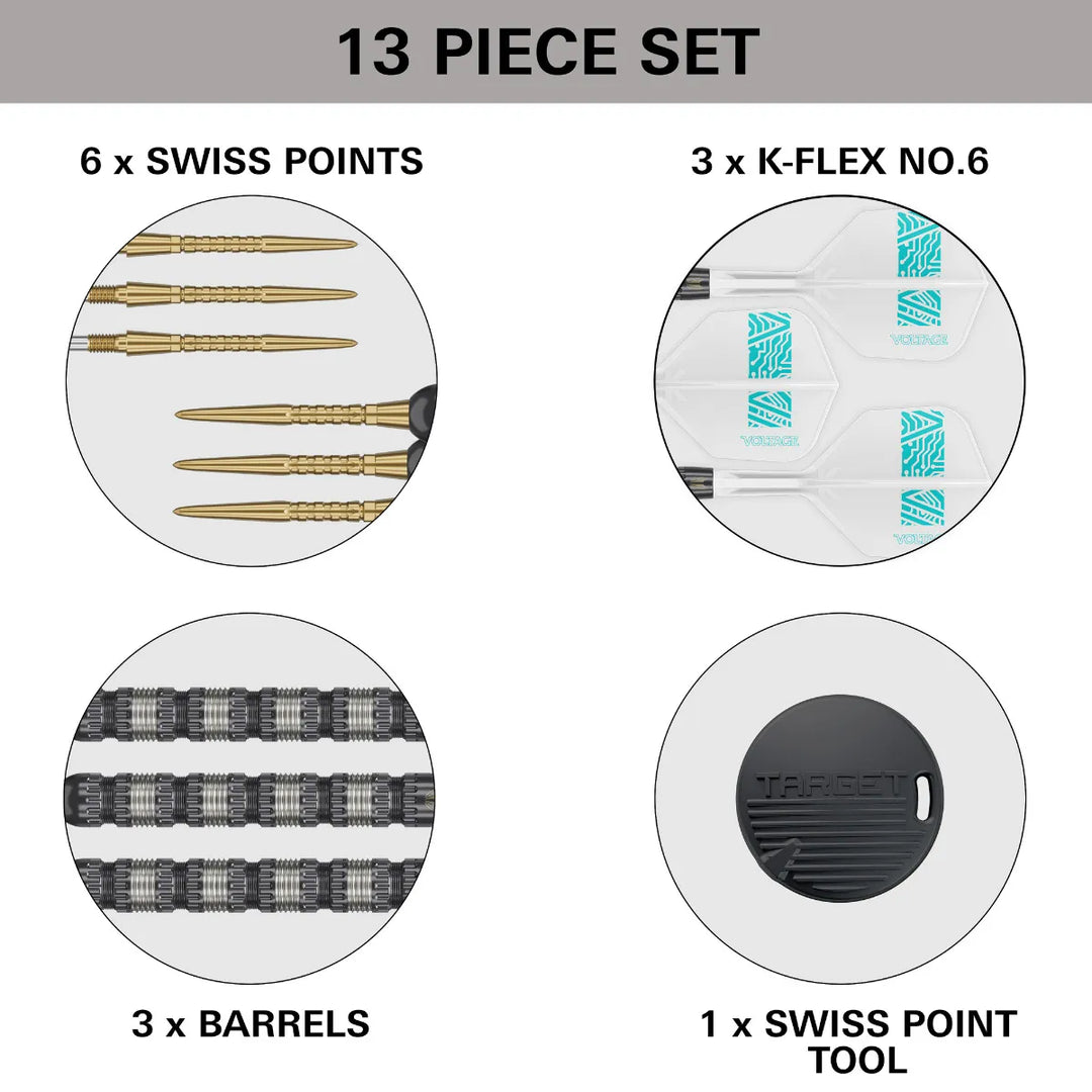 Rob Cross 95K Swiss Point Darts 95% Tungsten
