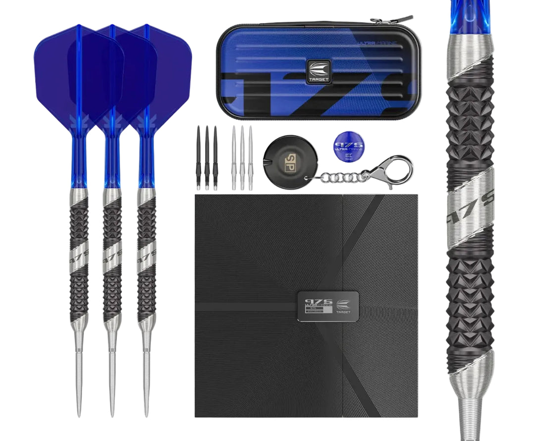 975 Ultra Marine 01 Swiss Point Darts 97.5% Tungsten