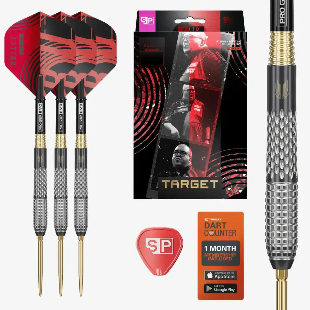 Stephen Bunting G5 Void Swiss Point Darts 95% Tungsten