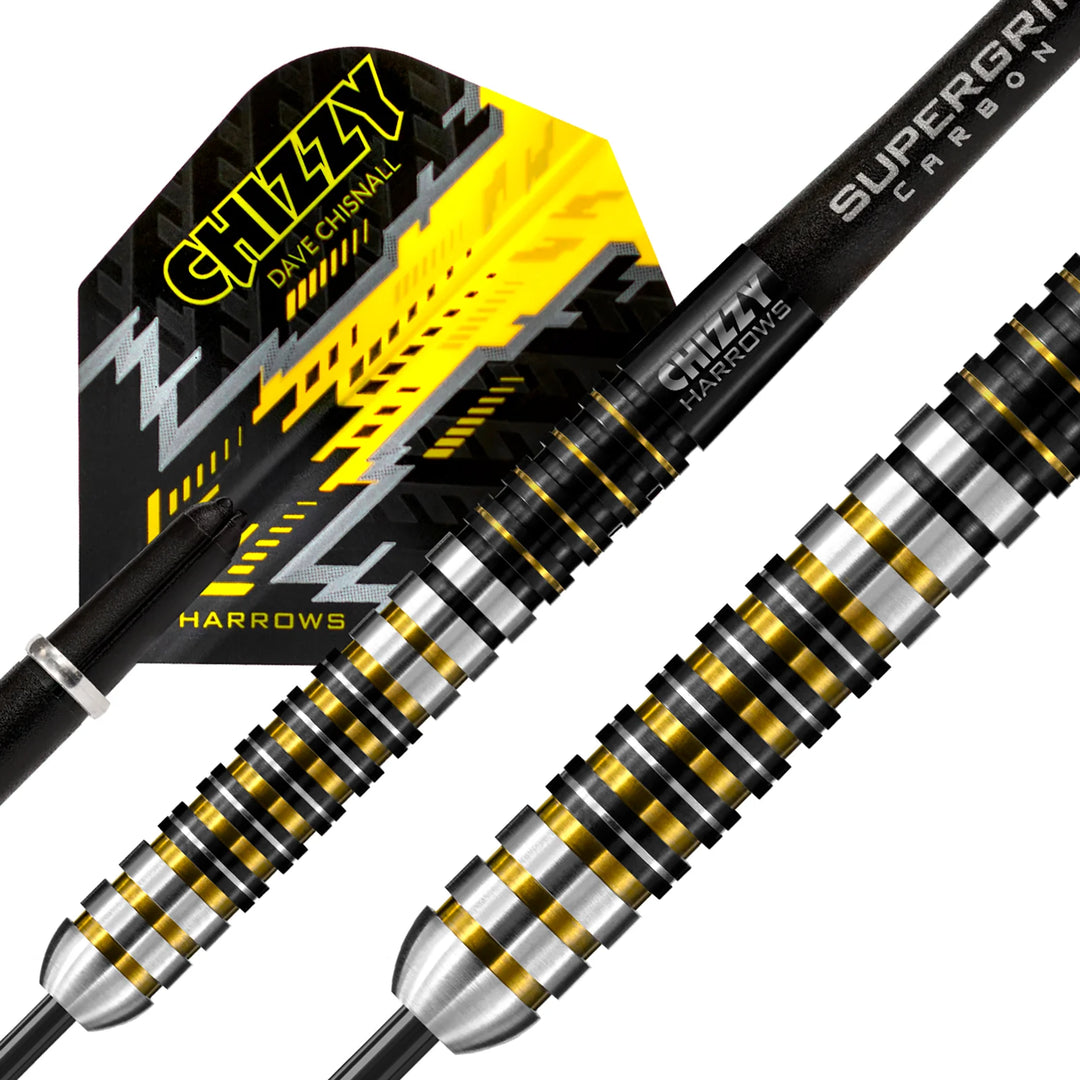 Dave Chisnall Chizzy Steel Tip Darts 90% Tungsten