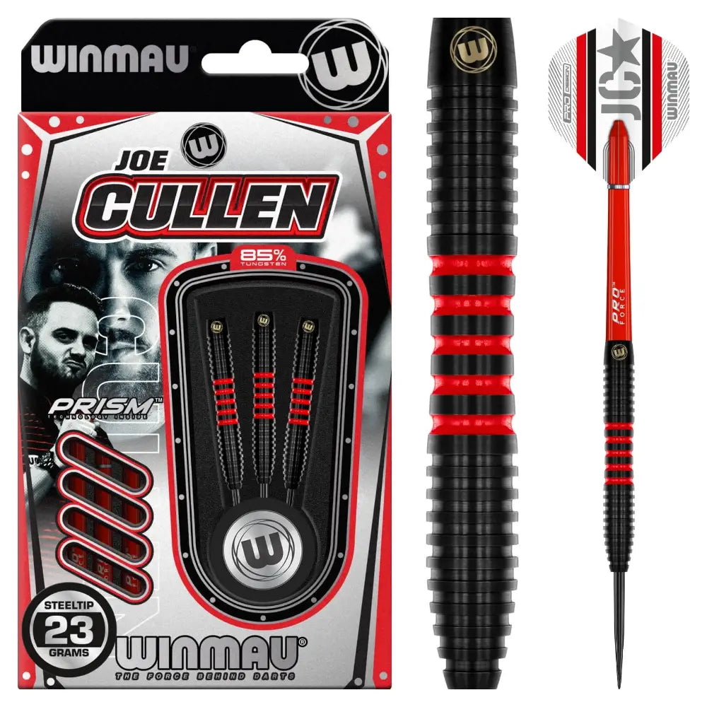 Joe Cullen Pro Series Steel Tip Darts 85% Tungsten