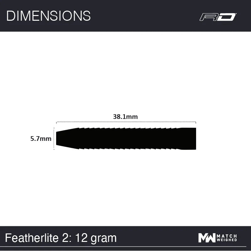 Featherlite Steel Tip Darts 85% Tungsten