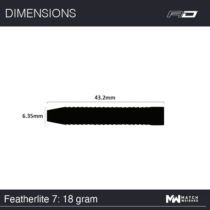 Featherlite Steel Tip Darts 85% Tungsten