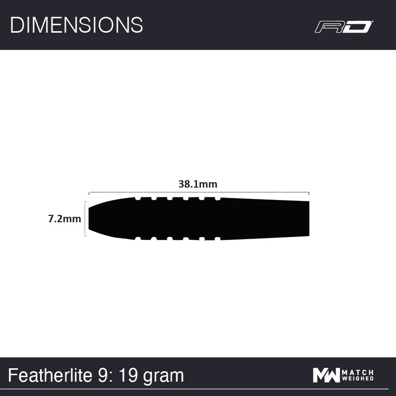 Featherlite Steel Tip Darts 85% Tungsten