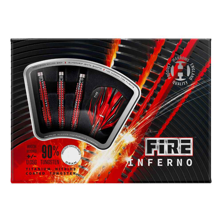 Fire Inferno Steel Tip Darts 90% Tungsten