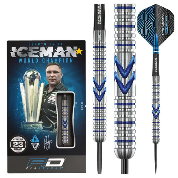 Gerwyn Price Midnight Edition Steel Tip Darts 90% Tungsten