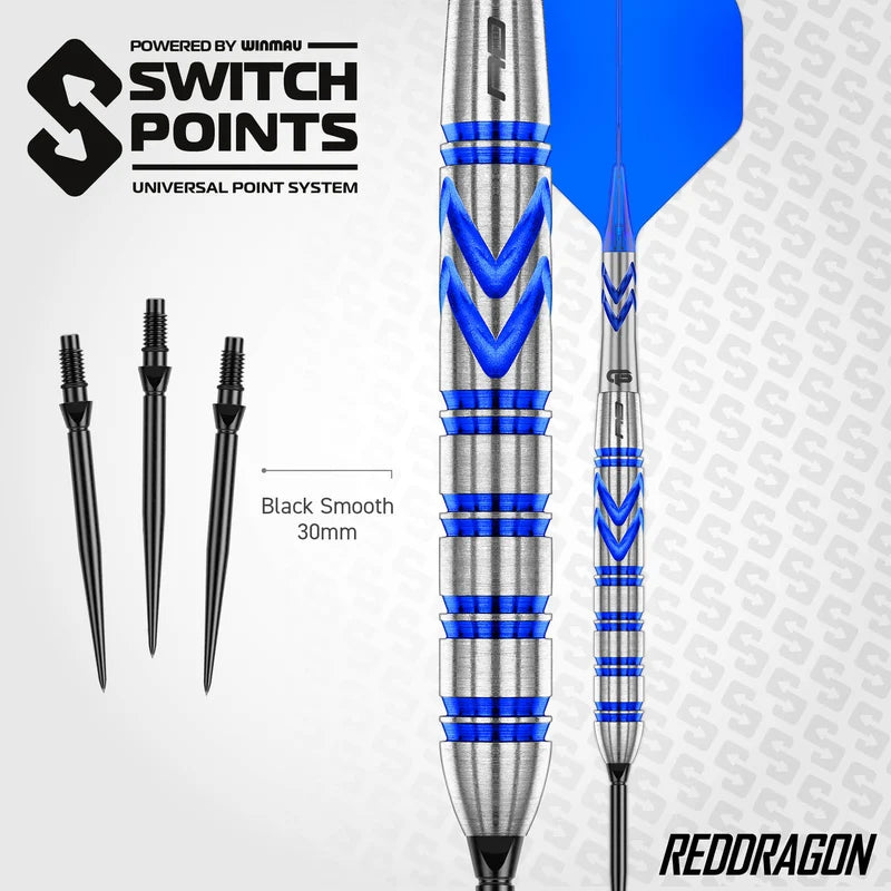 Gerwyn Price Iceman Blue Switch Point Darts 90% Tungsten