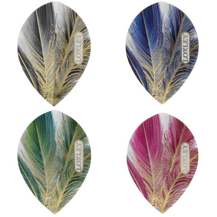 Gold Feather Pear Flights