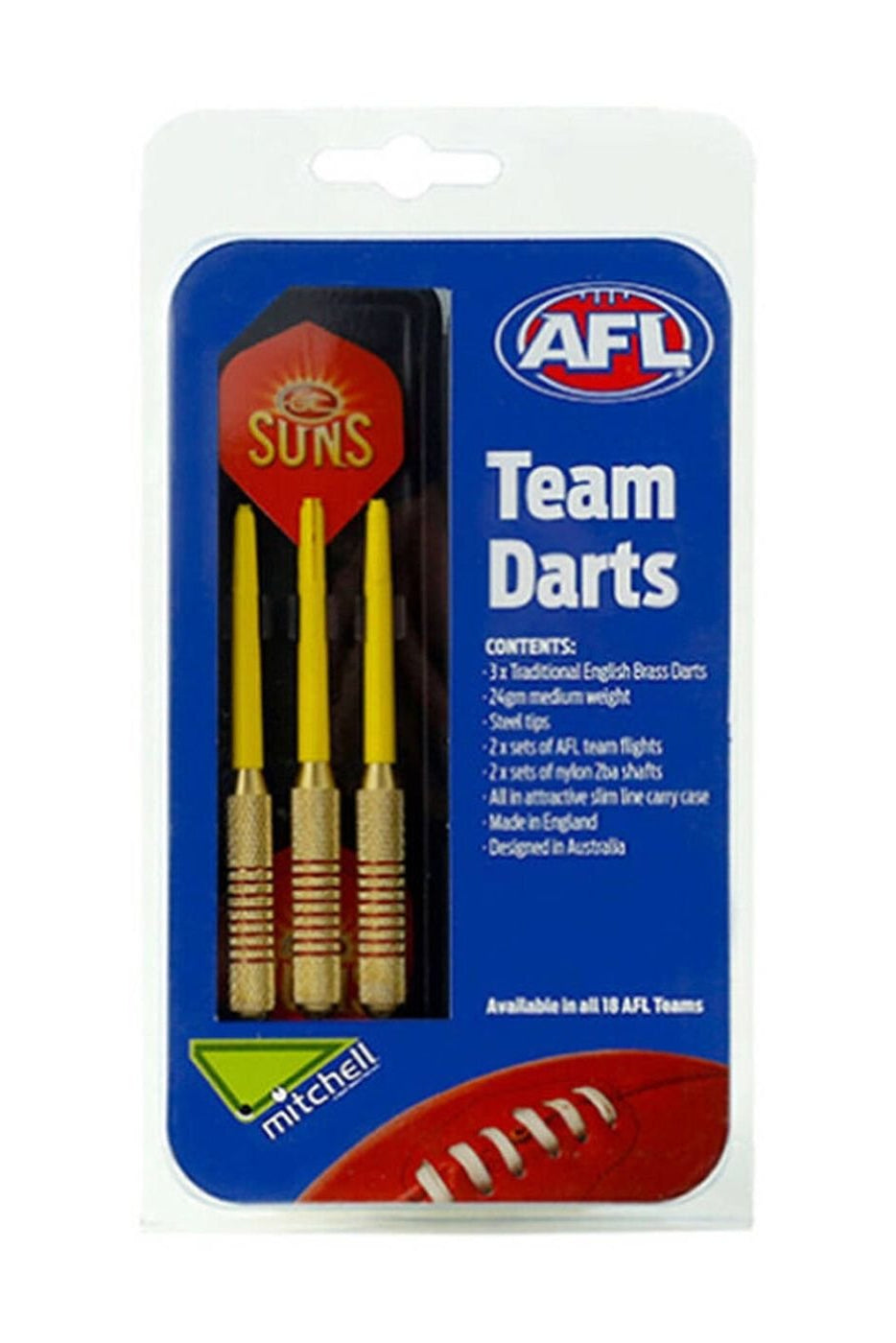 AFL Team Darts - Gold Coast Suns