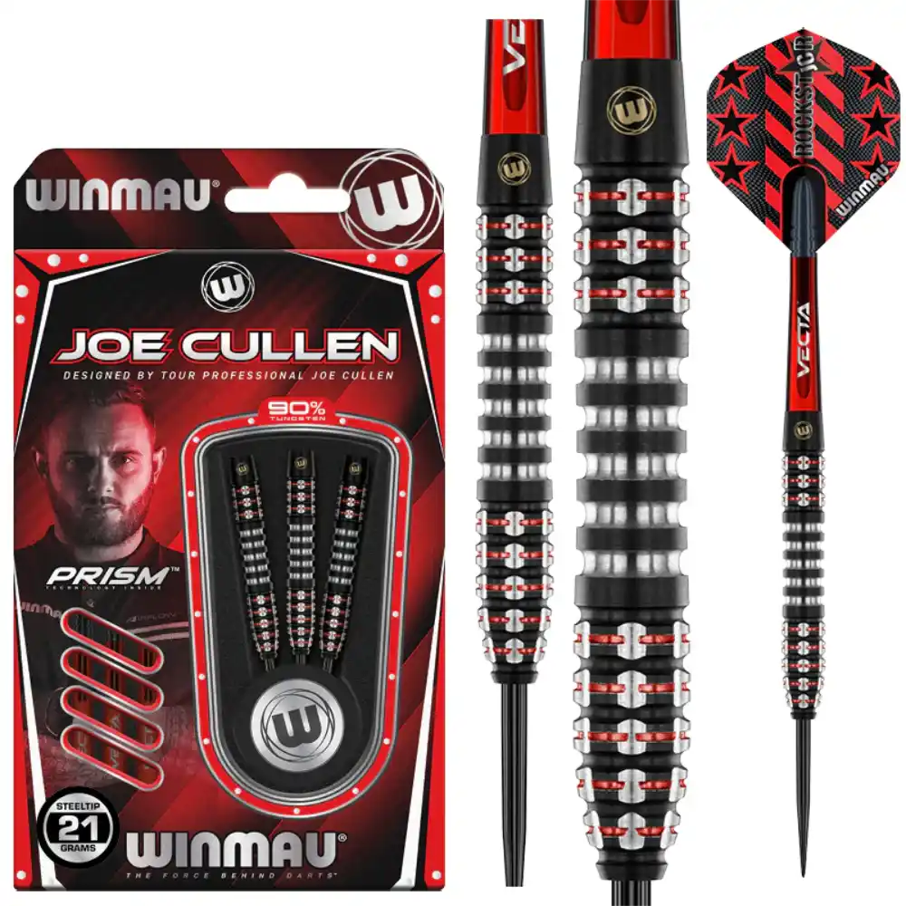 Joe Cullen Ignition Steel Tip Darts 90% Tungsten