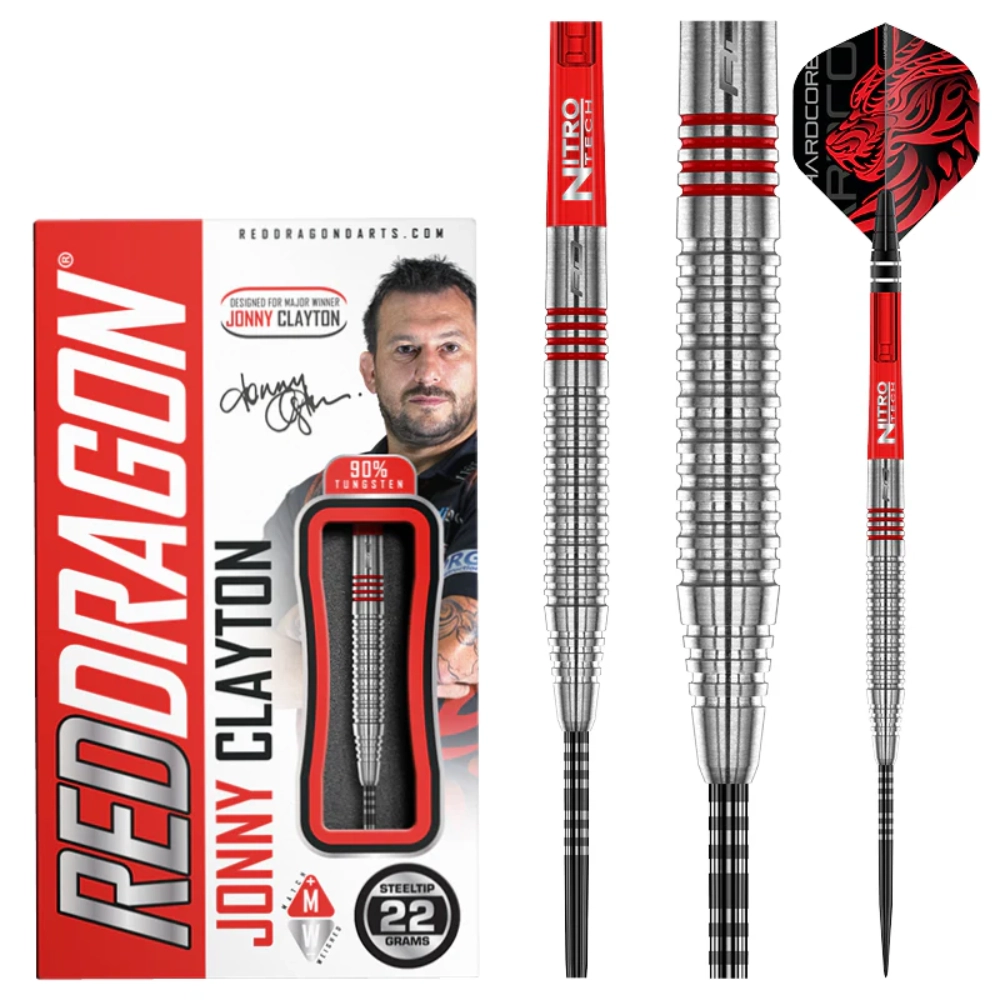Jonny Clayton Original 2.0 Steel Tip Darts 90% Tungsten