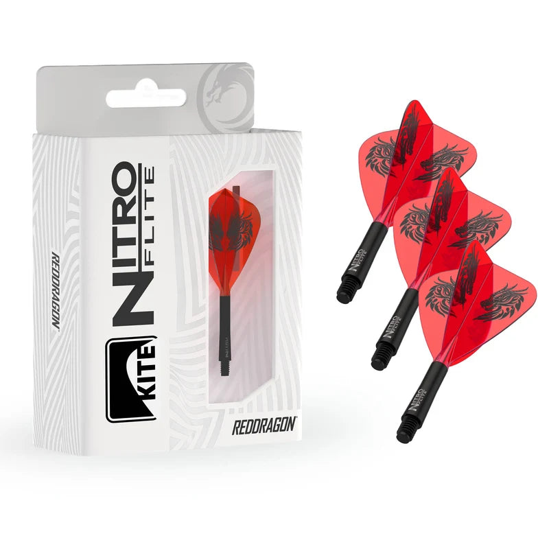 Jonny Clayton Nitro Flite Kite One-Piece Flight &amp; Shaft System