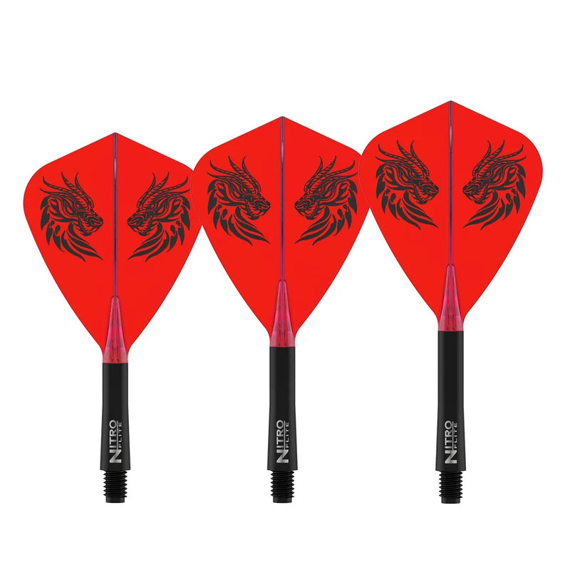 Jonny Clayton Nitro Flite Kite One-Piece Flight &amp; Shaft System