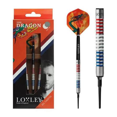 Jules van Dongen Dragon Soft Tip Darts 90% Tungsten 19g
