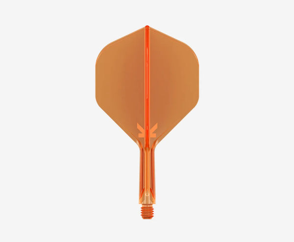 Neon Orange K-Flex No.2 Moulded Flight and Shaft System