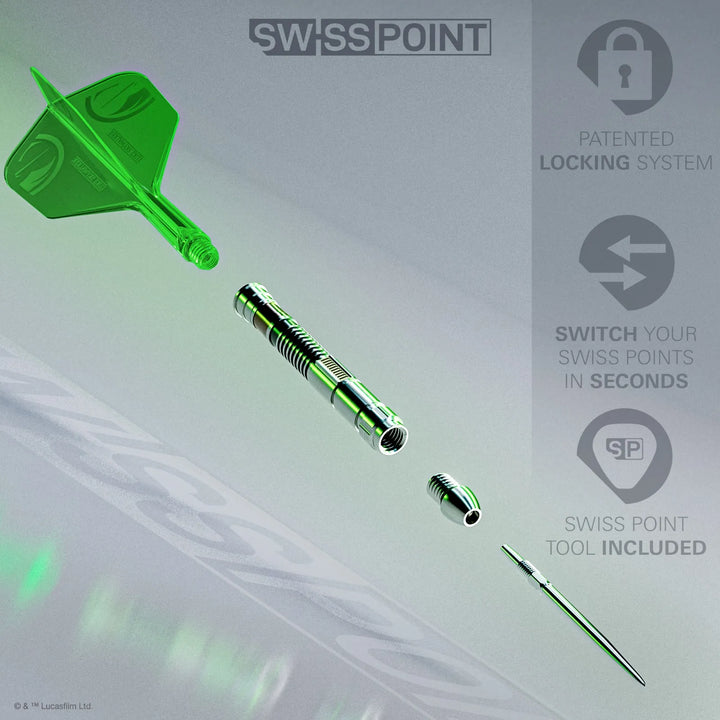 Star Wars Luke Skywalker The Jedi Knight Light Saber Limited Edition SP Darts 95%Tungsten