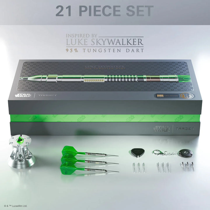 Star Wars Luke Skywalker The Jedi Knight Light Saber Limited Edition SP Darts 95%Tungsten